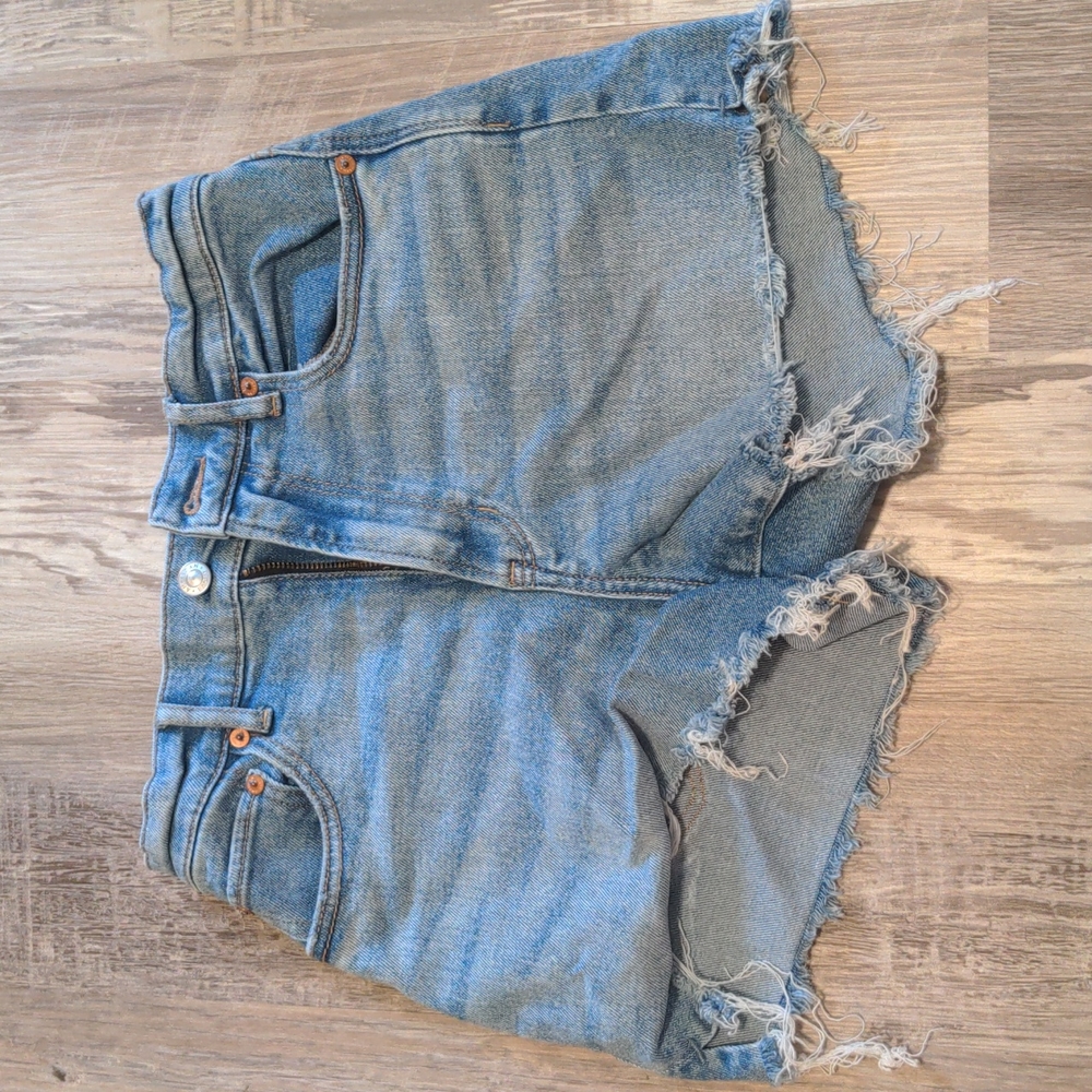 High waisted mom shorts